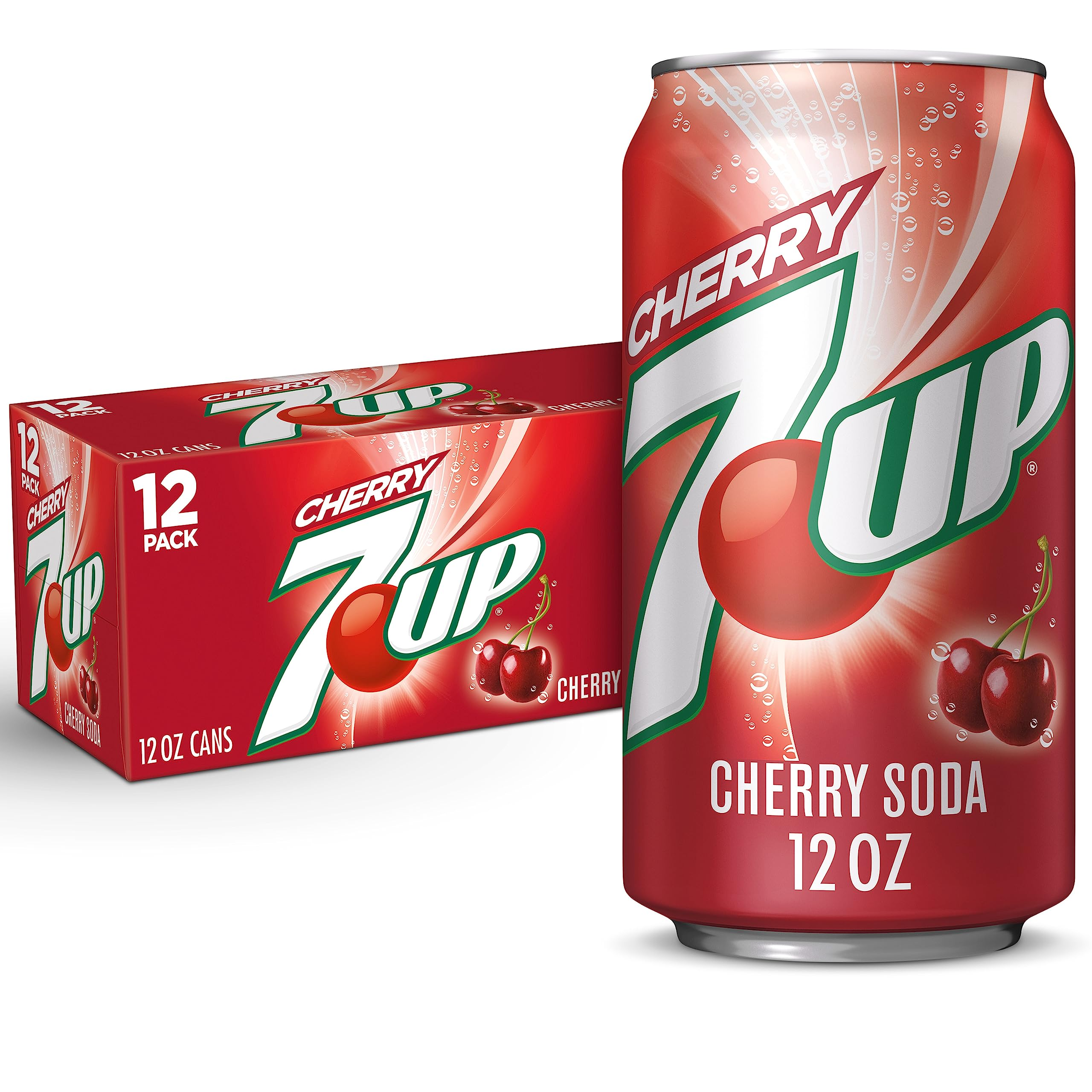Cans 7 Up Cherry 355ML
